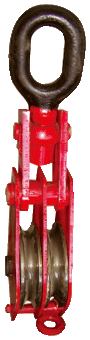 天津五花 多輪閉口吊鉤滑車