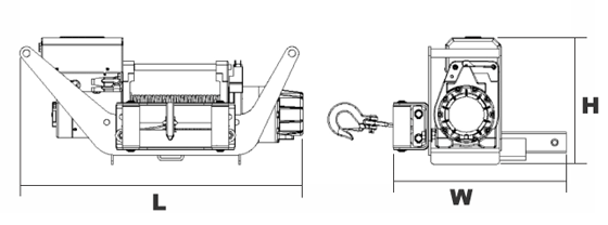 臺灣小金剛 DW-12000M車用電動絞盤結(jié)構(gòu)圖