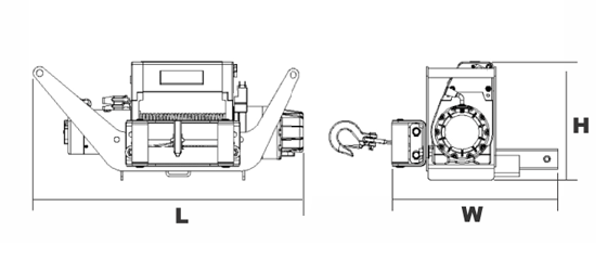 臺(tái)灣小金剛 DW-10000iM車用電動(dòng)絞盤結(jié)構(gòu)圖