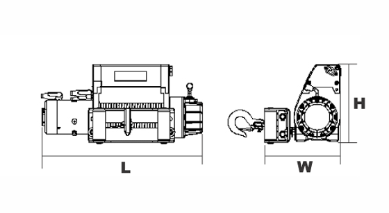 臺灣小金剛 DW-6000i車用電動絞盤結(jié)構(gòu)圖