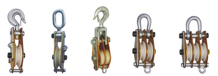 金星 鋁合金起重滑車（鋁合金板、尼龍輪）